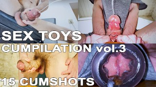 Sex Toys Cumpilation #3 – 15 Cumshots