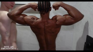 The only other place Eros loves a big cock besides massaging his prostate is all the way down his throat with ease