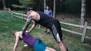 TwinkTop – 3 horny, hung boys bareback their sexy DILF sports coaches