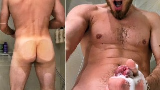 Do you like to spy on men in the shower?! Jerk off on vacation in a hotel!