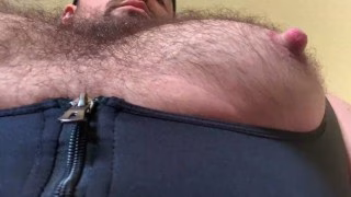 Dominant Daddy With Pumped Hairy Muscle Tits Verbal Worship