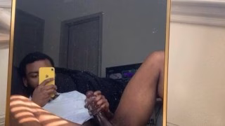 Edge With Me: Big Dick Fucks Fleshlight in the Mirror (Only Cum If I Cum Challenge)