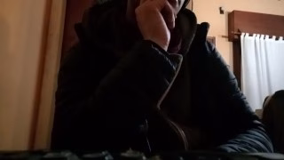 Latino Voyeur with His Clothes Gets Excited