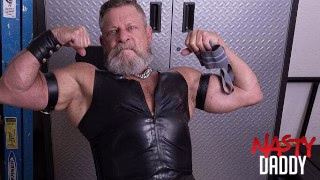 NASTYDADDY Daddy Dan Intensely Jerks Off While Wearing A Cock Ring