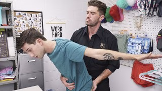 Naughty Thief Kai Masters Slobbers On Officer’s Dick To Get Out Of Troubles – Young Perps