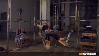 Skinny ginger amateur bound for torment