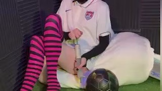 Smoking Bowls and Scoring Goals(Femboy Cums In His Mouth?)