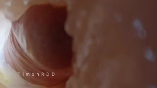 The guy found a way to find out what happens inside the anus during sex