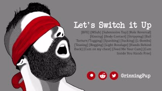 [Audio] Your Dom Top Boyfriend Lets You Take Control