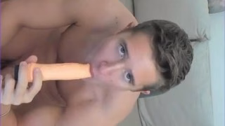 Christian Levine HOT dildo play