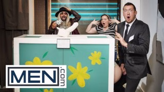 MEN – Pierce Paris Rims Paul Canon, Then Paul Rides Him On A Bench, Then Gets Fucked Missionary