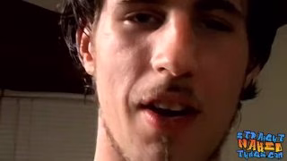 Deviant straight guys are fucking a pumpkin and masturbating