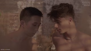 Dreamy hung Latino jock fucks Asian boyfriend hard, Tyler Wu & Nathan