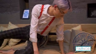 Slim Alternative Twink Karol Gajda Rubs And Milks His Dick!